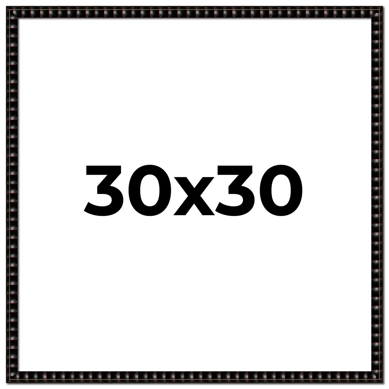 30x30 Bamboo Picture Frame with UV-Resistant Acrylic & Acid Free Backing, Available in  4 Finishes - Brown, Black, Gold, and Natural